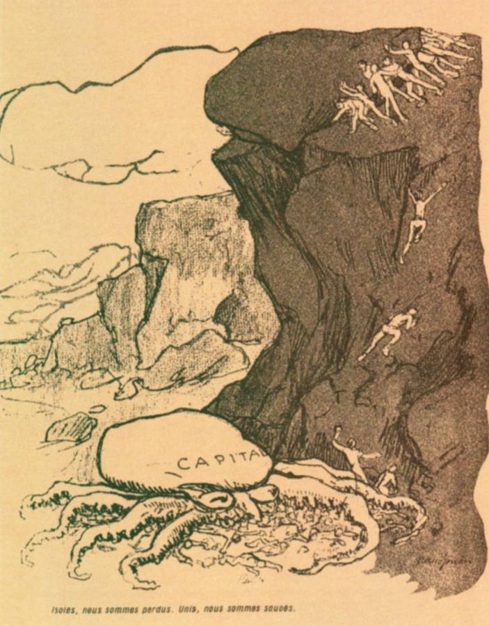 1907 25 mai L-Assiette au Beurre dessin de Grandjoua Isoles nous sommes perdus....jpg